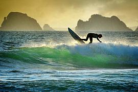 Photo Surfeur à La Palud 