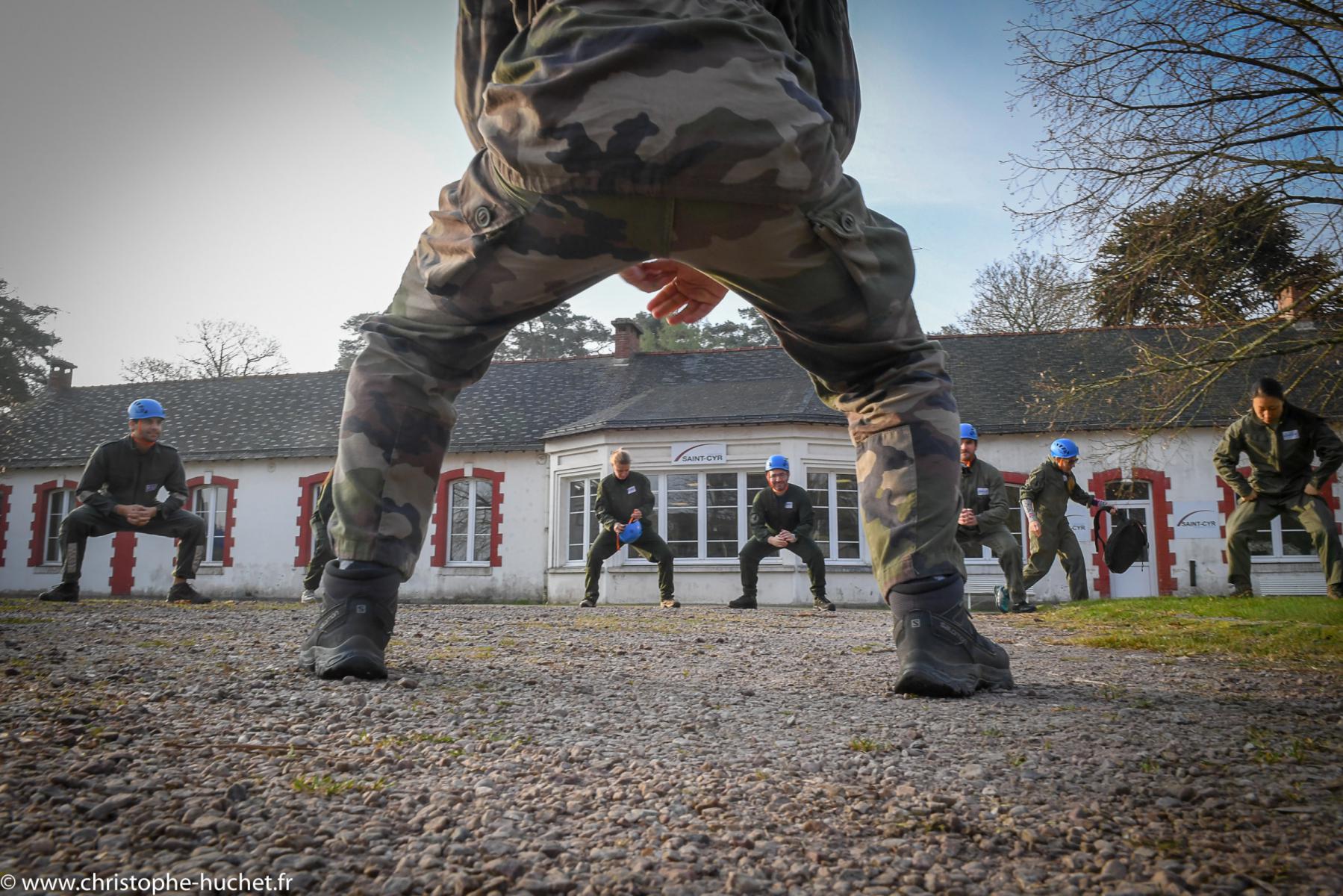 Photographie Reportage photos vidéo outdoor : l'effort collectif lors d'une formation. L'esprit d'équipe et la cohésion à travers l'effort collectif