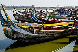 Photo Sur le lac Amarapura • Mandalay • Myanmar