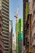 Photo Construction de building sur Hong Kong island 