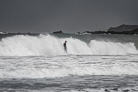 Photo Surf hivernal à Longchamps