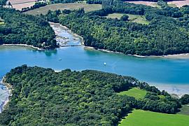 Photo La rivière d'Auray et l'étang du Plessis • Crac'h • Golfe du Morbihan