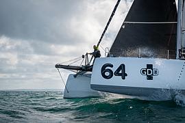 Photographie Banque d'images pour la Route du Rhum 2022 / Catamaran GDD skippé par H.Mabire