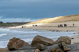 Photo Plounevez Lochrist : balade hivernale sur la plage de Keremma